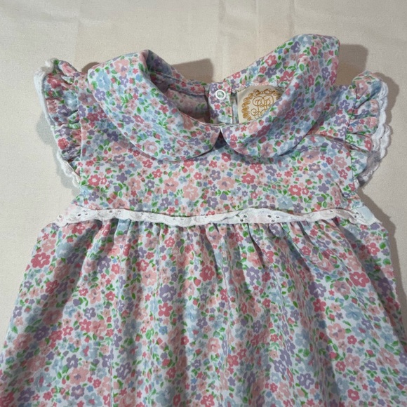 The Beaufort Bonnet Company TBBC Floral Ruffle Dress 2T Classic Preppy - Picture 3 of 5